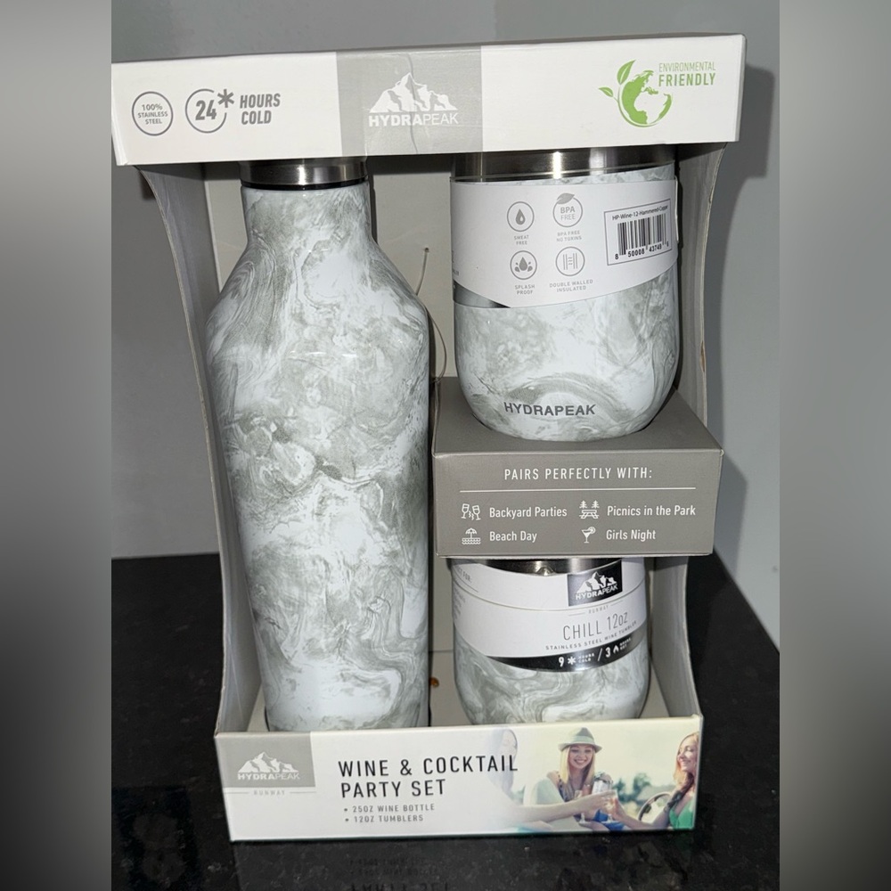 Gray Wine & Cocktail Set